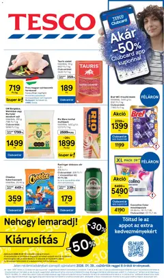 Tesco Hipermarket - Akciós újság  - amely érvényes a következő dátumtól: 29.01.2026