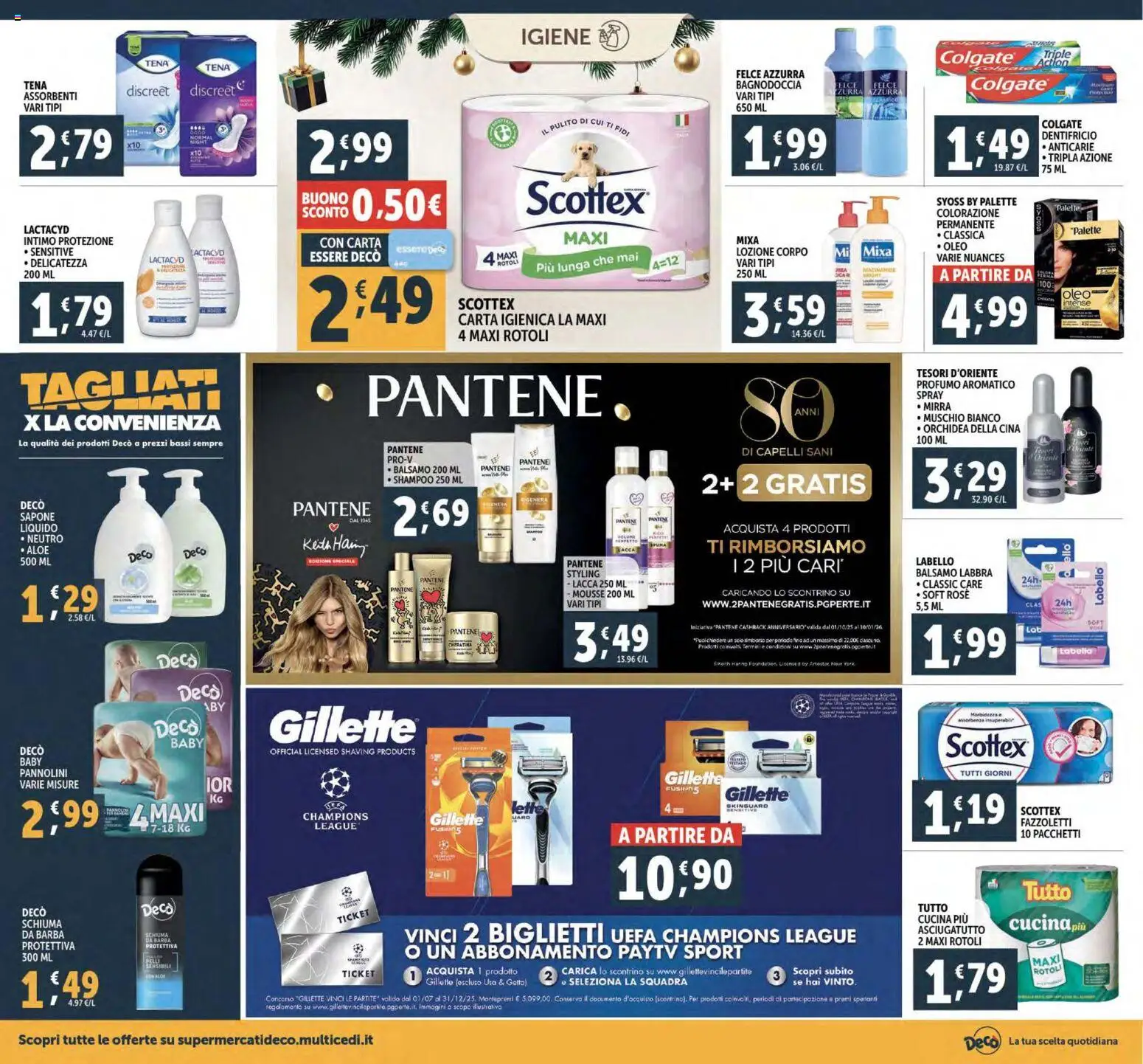 Volantino Decò del 02.12.2025 | Pagina: 26 | Prodotti: Balsamo, Sapone, Asciugatutto, Orchidea
