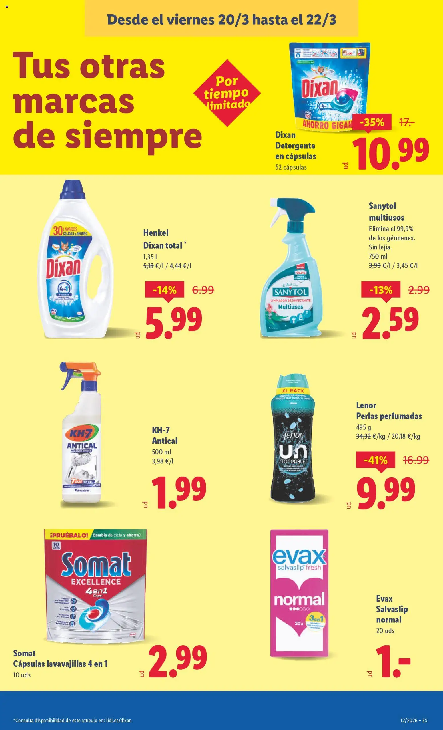 Lidl folleto │ válido desde el 16.03.2026 | Página: 43 | Productos: Detergente, Lavavajillas