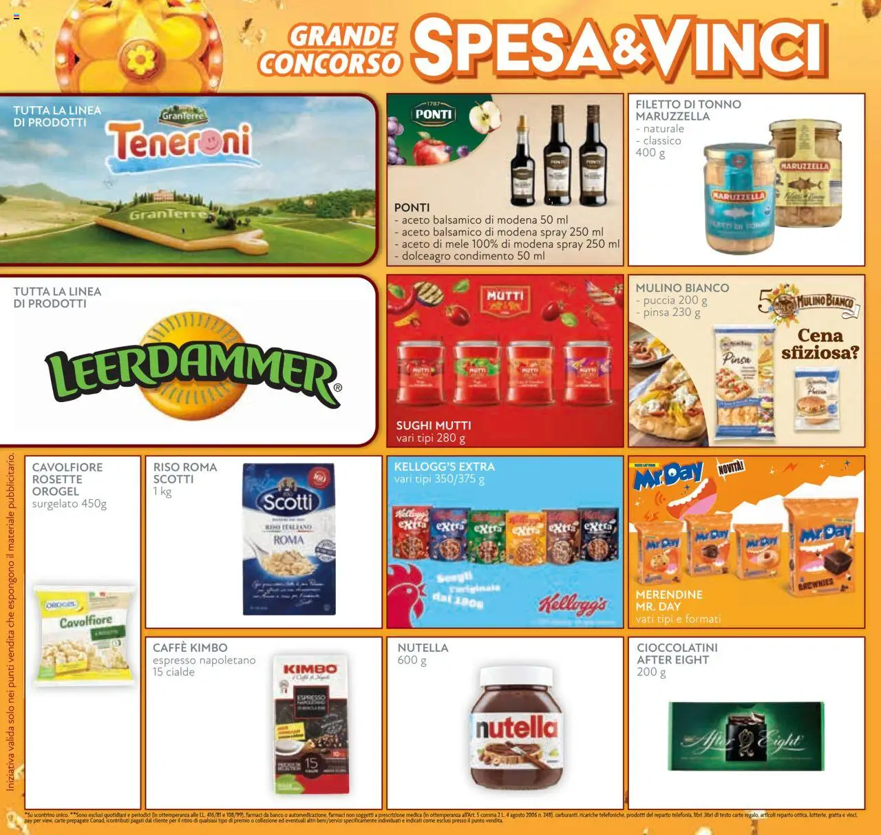 Volantino Conad del 22.10.2025 | Pagina: 6 | Prodotti: Caffè, Aceto di mele, Nutella, Mutti