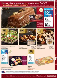 Carrefour contact - Prévisualisation de Carrefour contact Un noël pour tous les goûts valide à partir de 16.12.2025 | Page: 15 | Produits: Glaces, Macarons, Marrons glacés, Chocolat