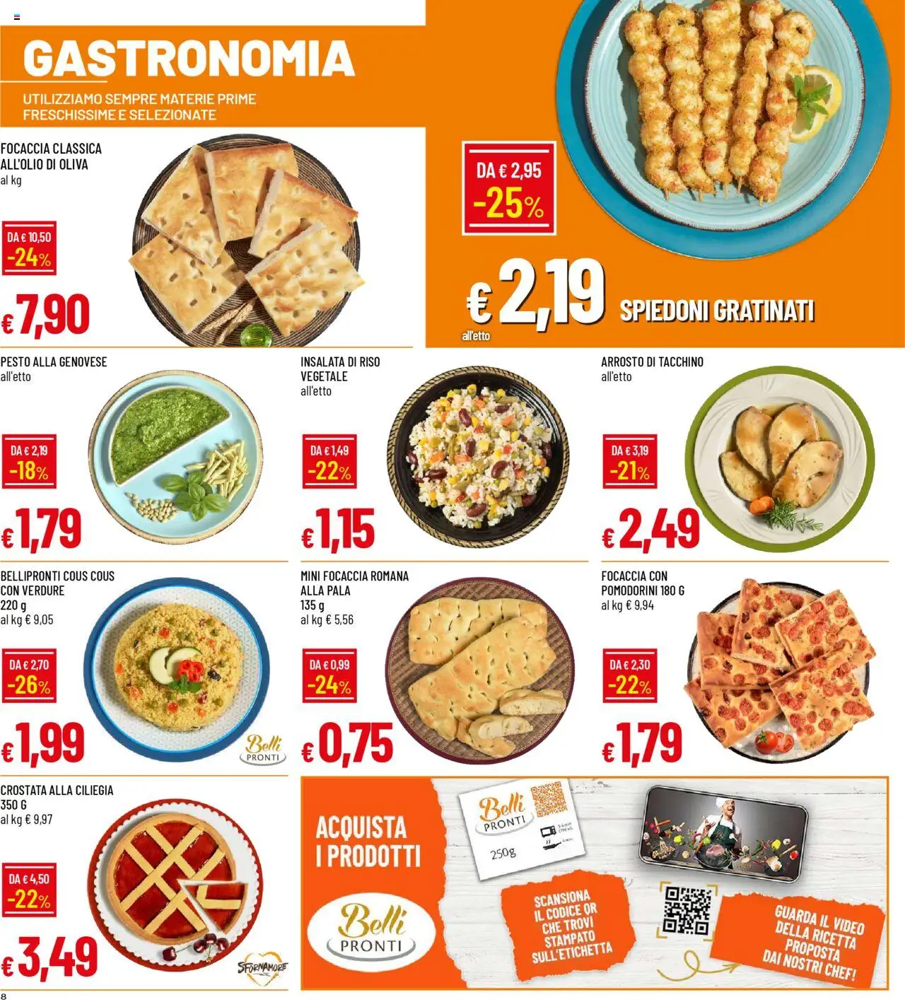 Volantino Galassia del 12.06.2025 | Pagina: 8 | Prodotti: Pomodorini, Arrosto, Cous cous, Video