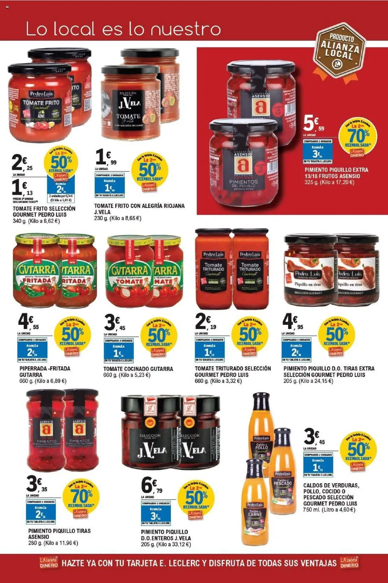 E.Leclerc folleto │ válido desde el 22.10.2025 | Página: 3 | Productos: Leche, Pescado, Κάδος απορρυμάτων, Tomate triturado