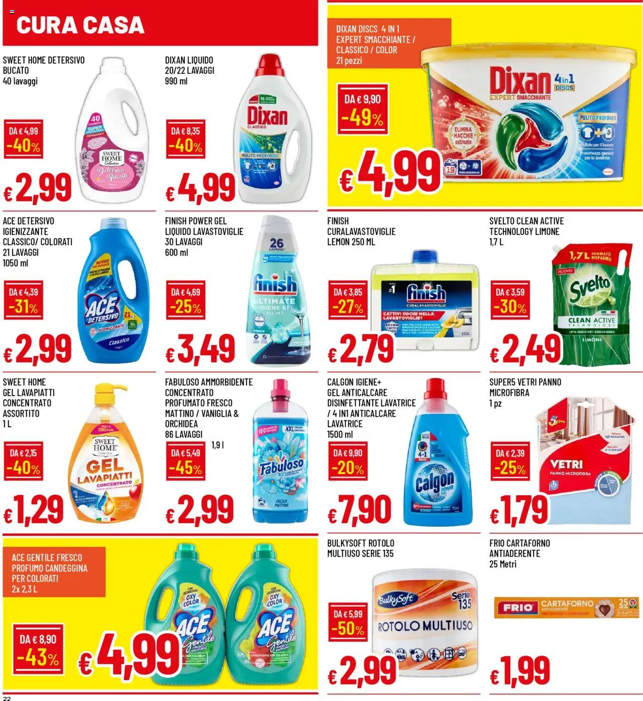 Volantino Galassia del 23.10.2025 | Pagina: 22 | Prodotti: Candeggina, Anticalcare, Lavatrice, Orchidea