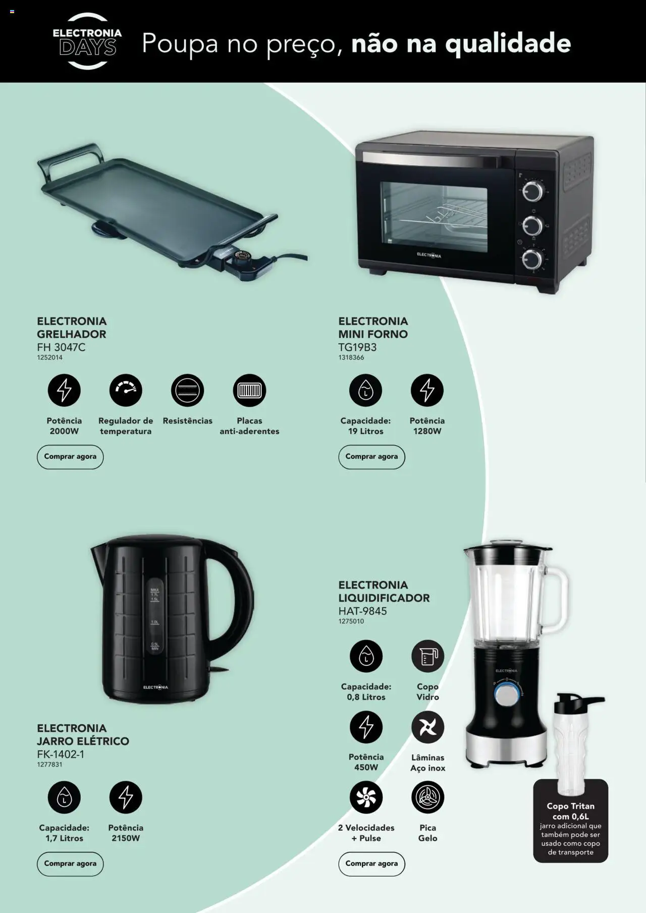 Radio Popular - Electronia Days │ válido de 29.10.2024 | Página: 12 | Produtos: Forno, Liquidificador