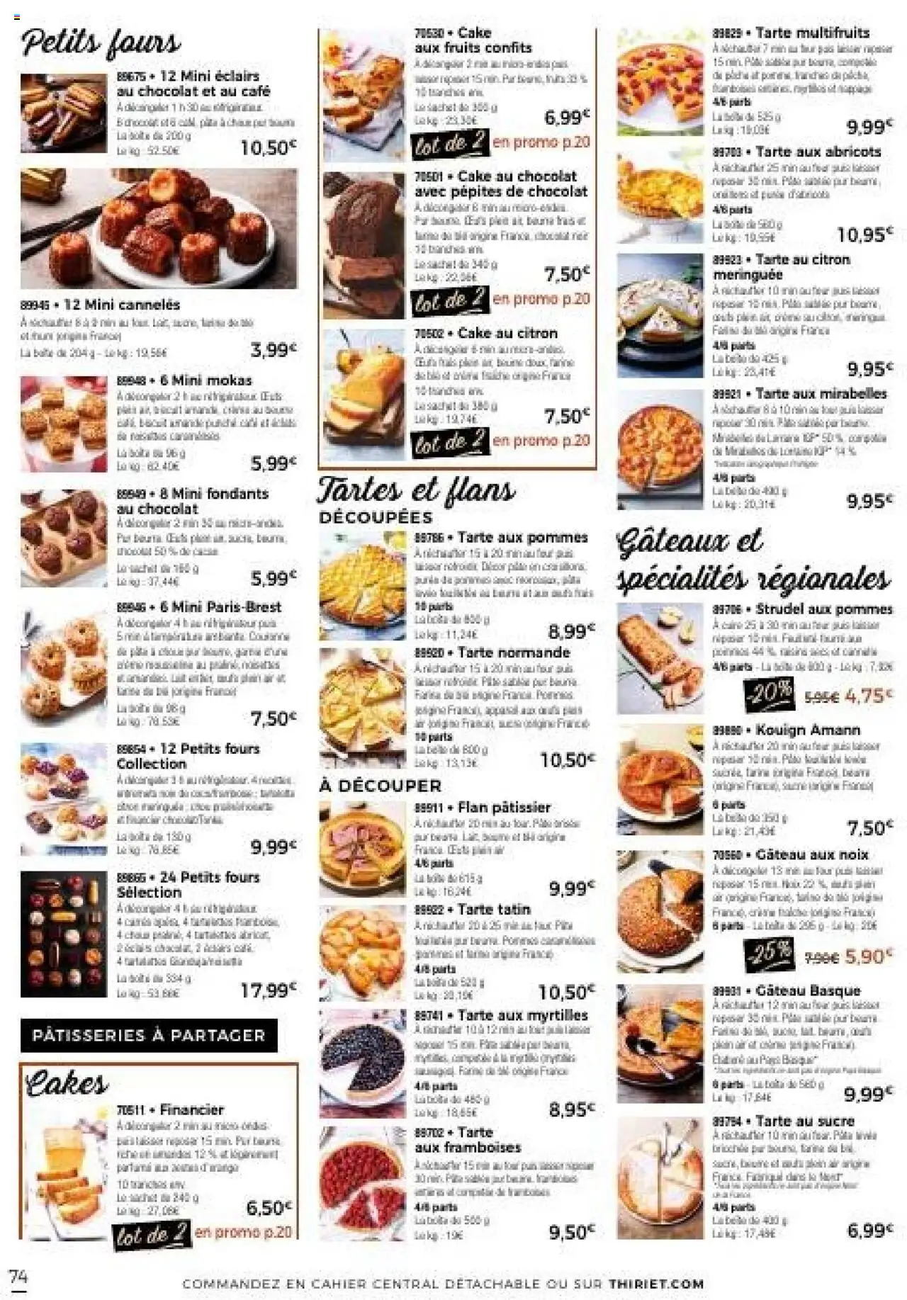{H1} | Page: 74 | Produits: Citron, Abricots, Pommes, Tarte aux pommes