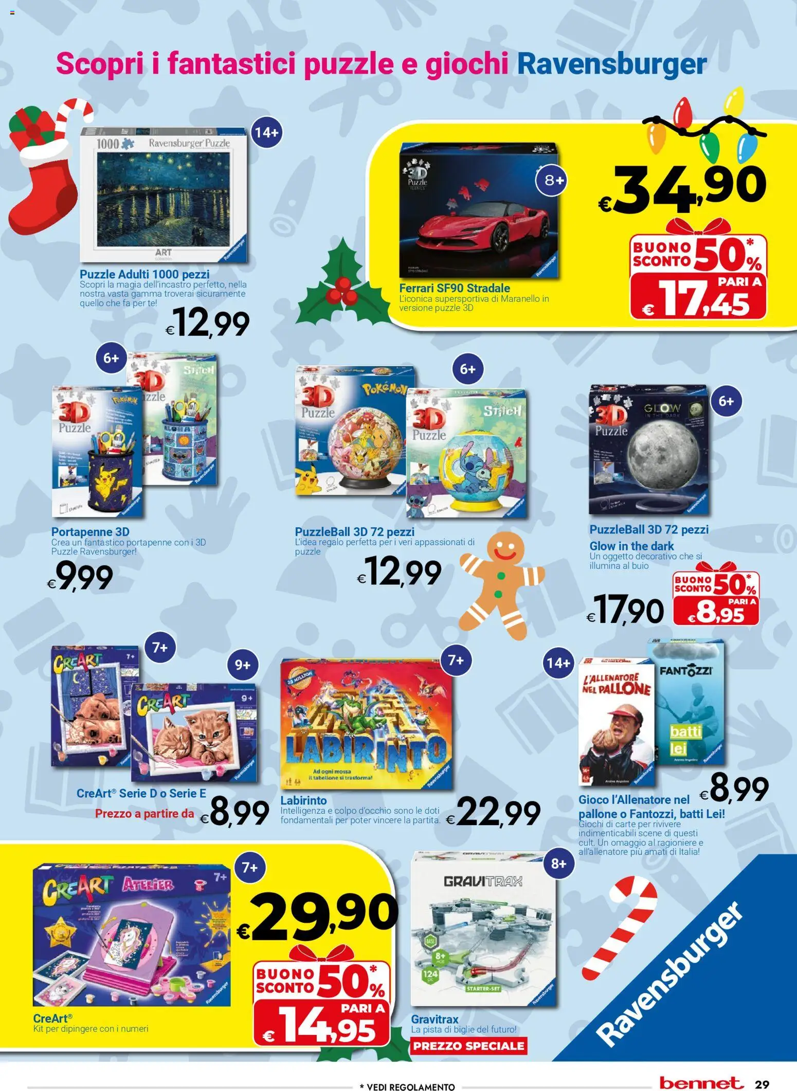 Volantino bennet del 06.11.2025 | Pagina: 29 | Prodotti: Tè, Pallone, The, Gioco