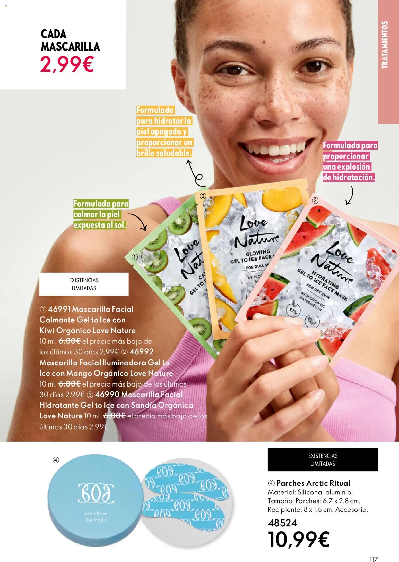 Oriflame - Catálogo Campaña 16 │ válido desde el 19.11.2025 | Página: 117 | Productos: Mascarilla facial, Kiwi, Ρούτερ, Sandía