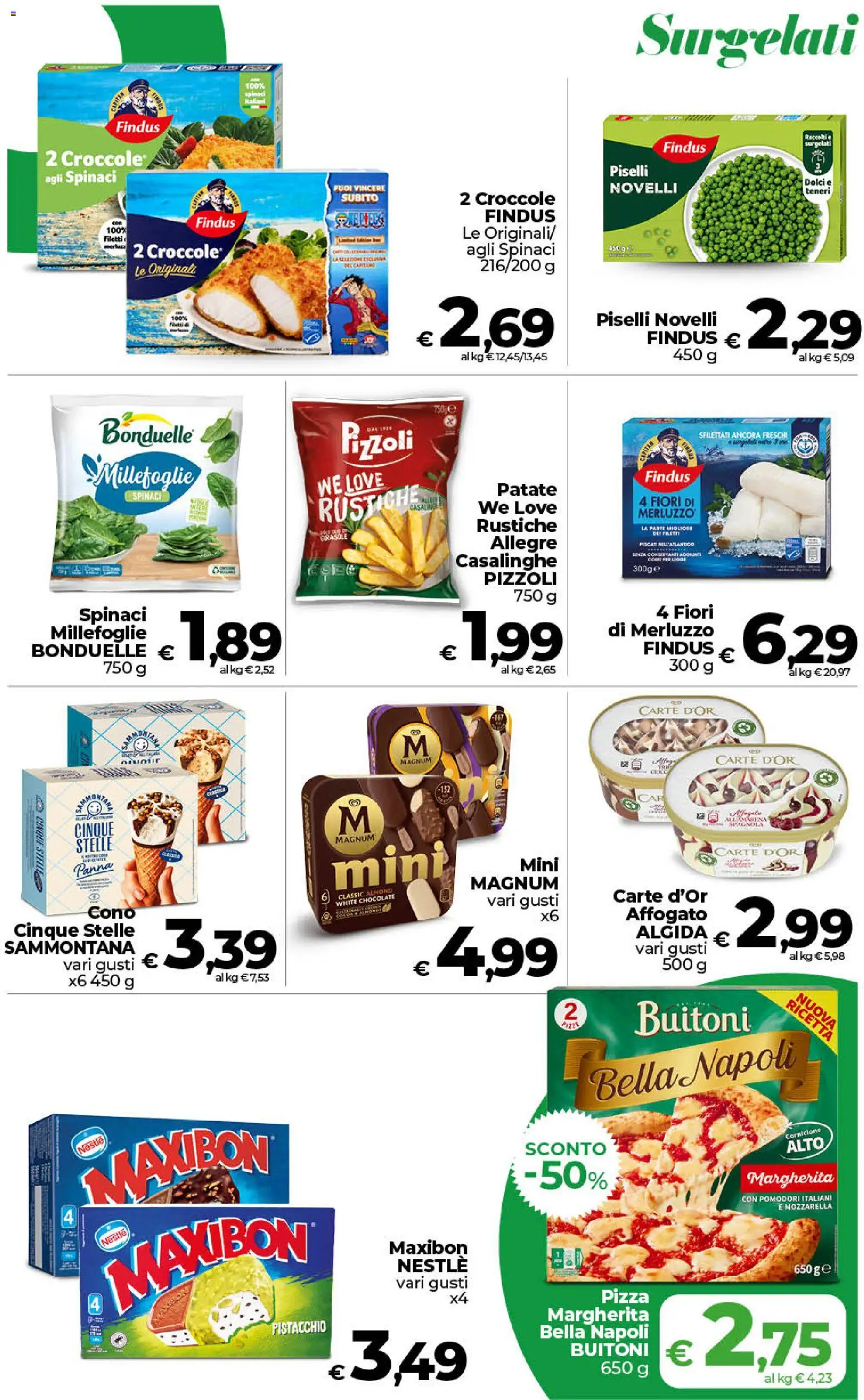 Volantino COOP del 17.04.2026 | Pagina: 13 | Prodotti: Pizza, Patate, Mozzarella, Pomodori