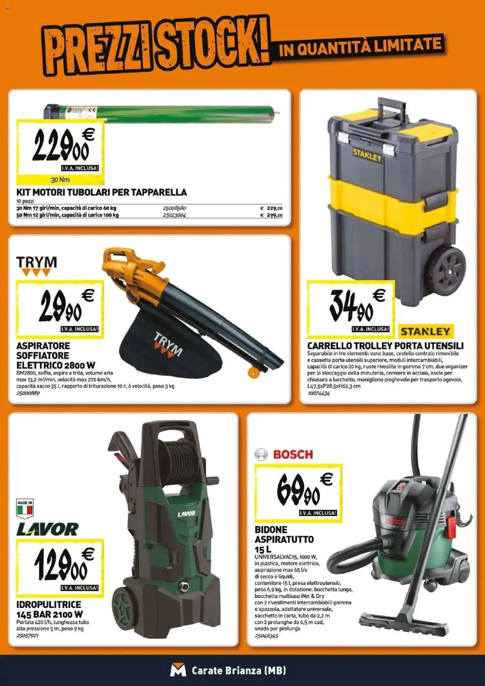 Volantino TECNOMAT del 26.03.2026 | Pagina: 20 | Prodotti: Carrello, Idropulitrice, Adattatore, Trolley