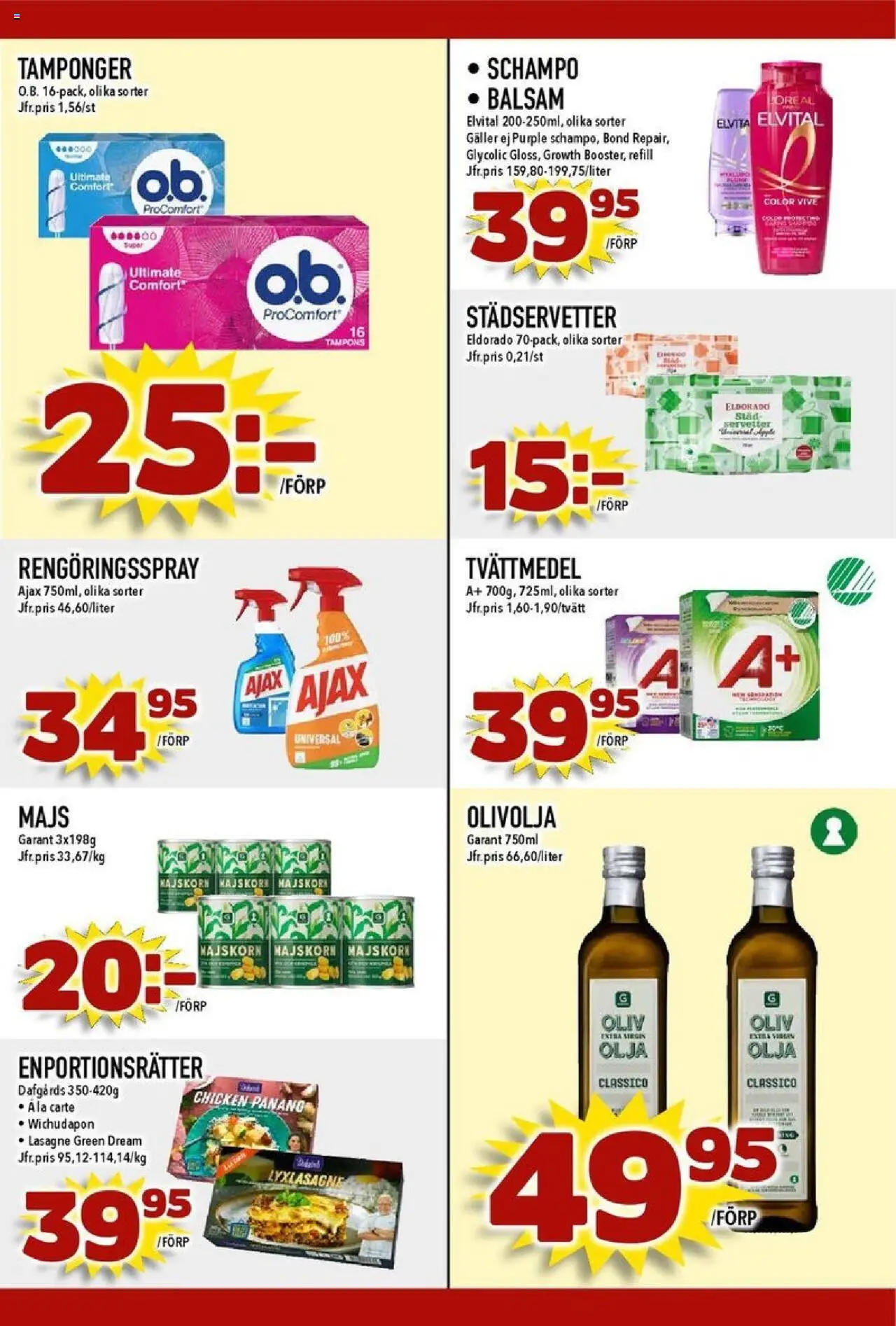 Nya Pulsen reklamblad aktuell från 15.09.2025 | Sida: 17 | Produkter: Schampo, Balsam, Tvättmedel, Galler