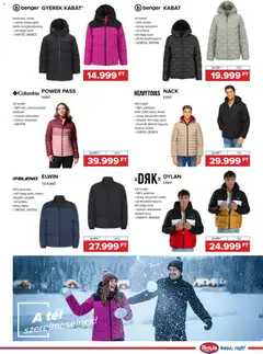 Hervis Sports Akciós újság - amely érvényes a következő dátumtól: 11.11.2025 | Oldal: 5 | Termékek: Télikabát, Kapucni, Kabát