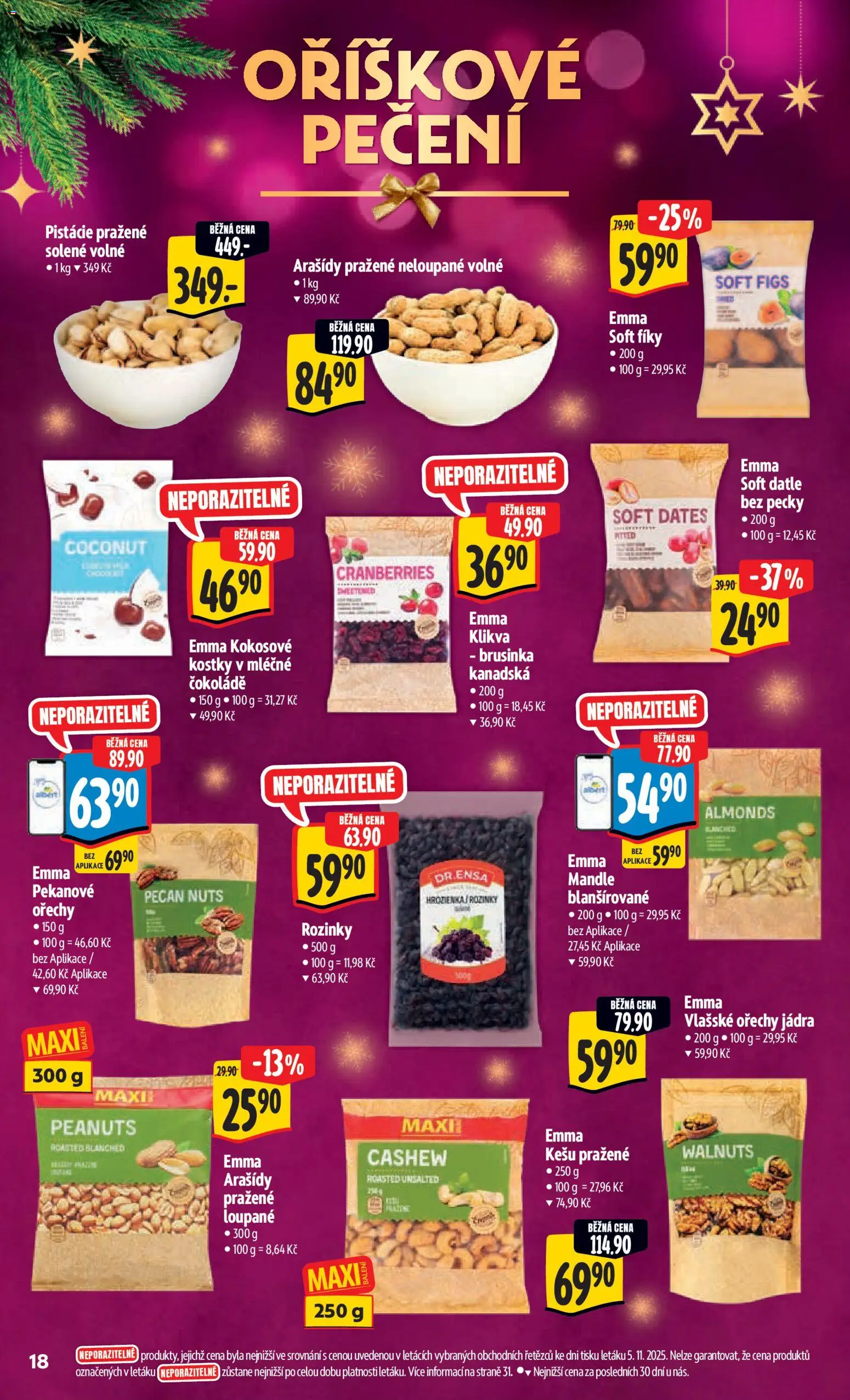 Albert Black Friday od 12.11.2025 | Strana: 27 | Produkty: Kešu, Pistácie, Ořechy, Arašídy