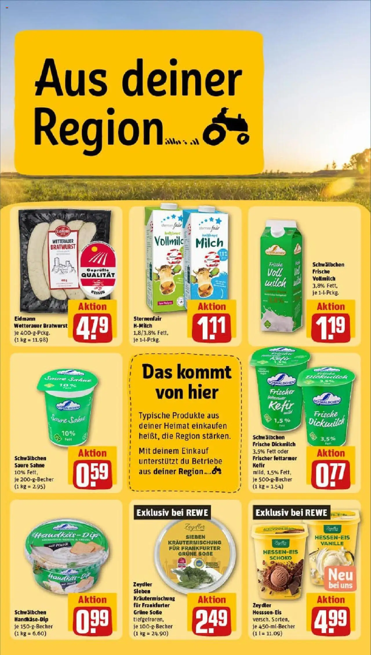 Rewe prospekt Karben	 - gültig ab dem 29.06.2025 | Seite: 26 | Produkte: Bett, Milch, Bratwurst, Soße