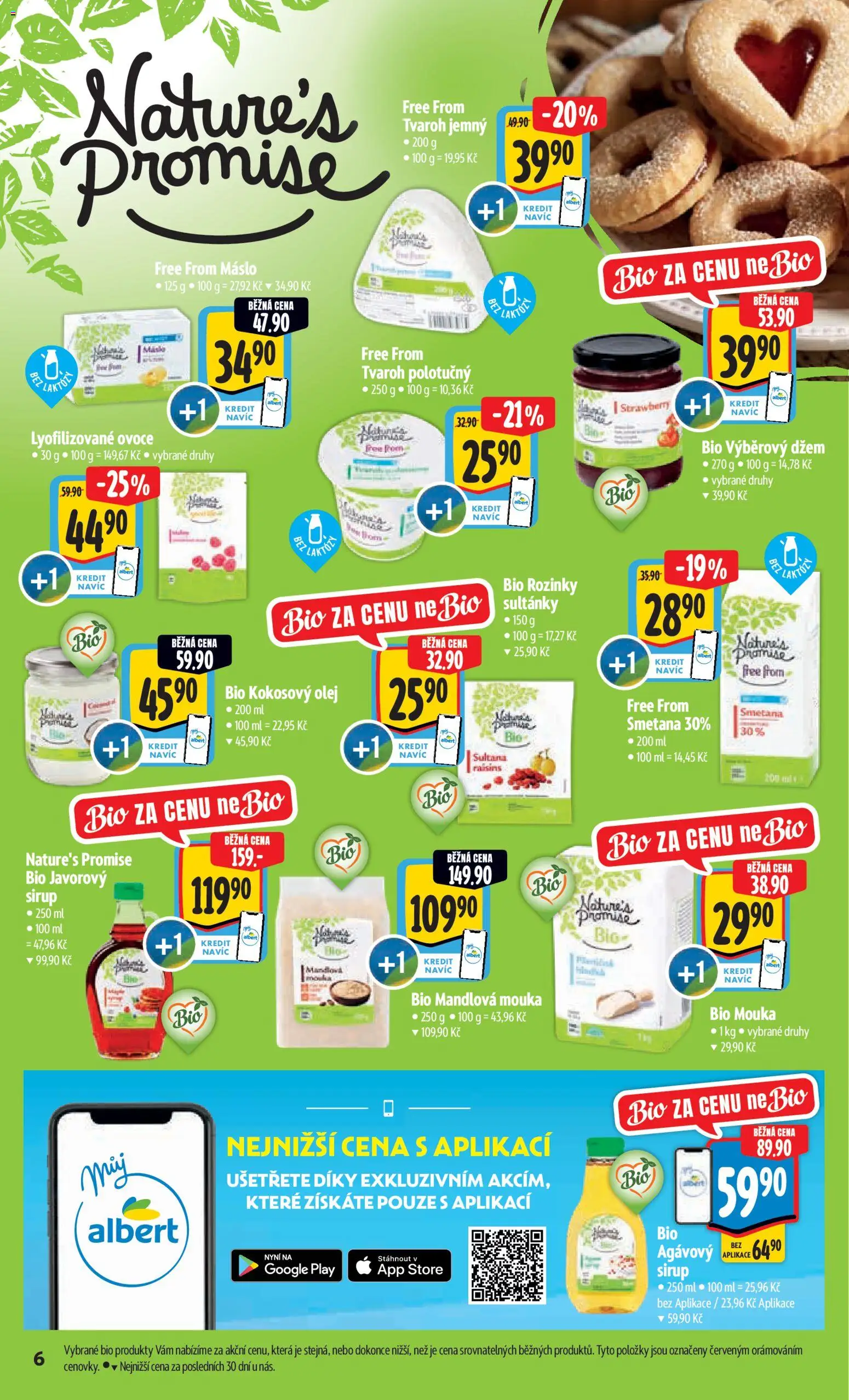 Albert leták - Hypermarket od 19.11.2025 | Strana: 12 | Produkty: Rozinky, Máslo, Sirup, Mouka