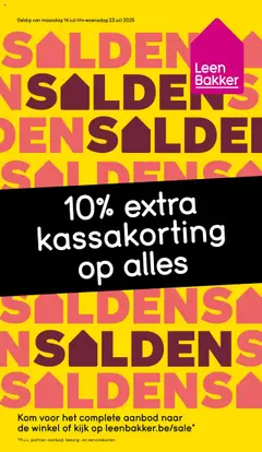 Leen Bakker - Folder - Voorbeeld van een folder van Leen Bakker, geldig van 14.07.2025