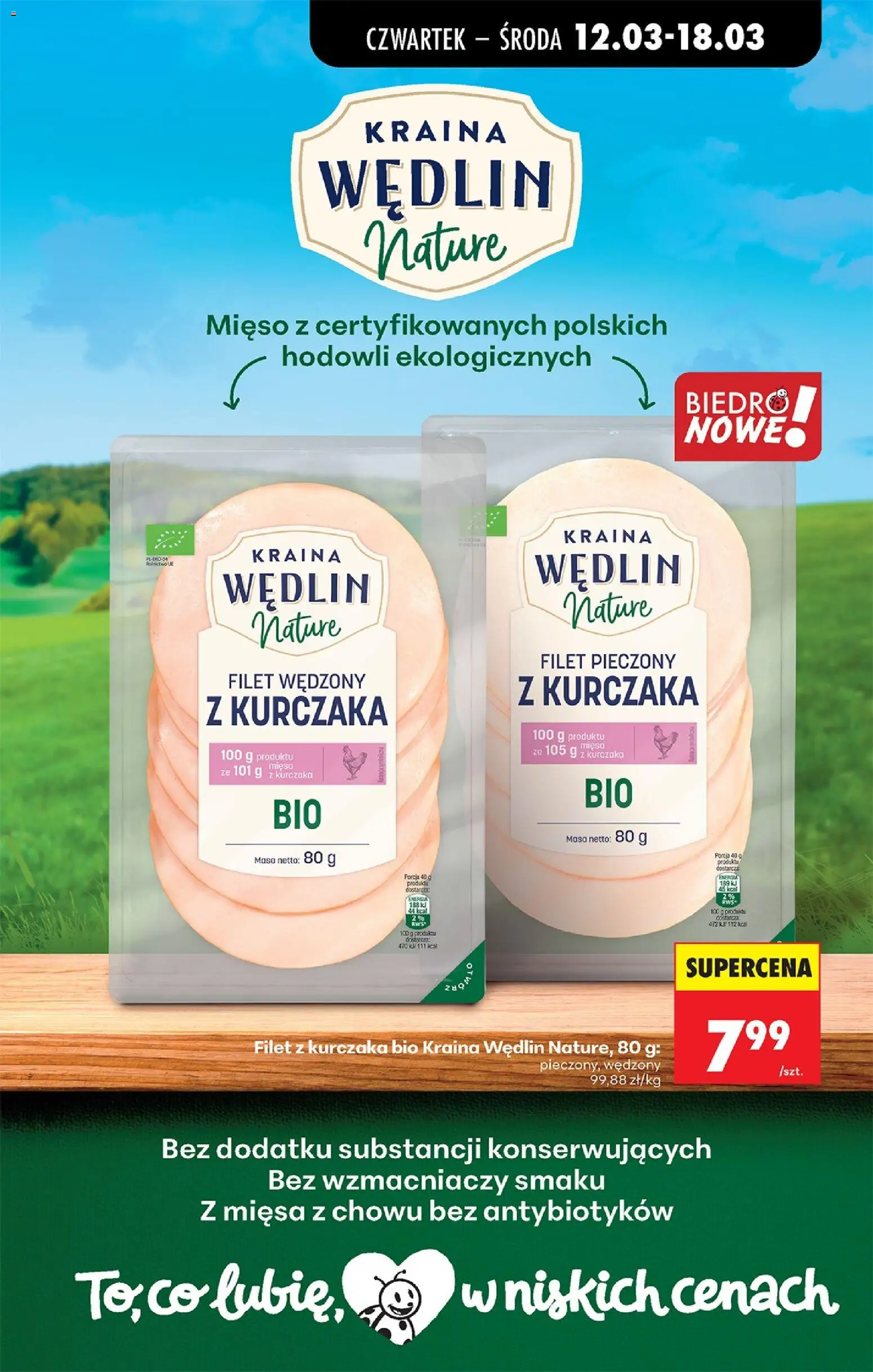 Biedronka Polsko leták - Codziennie niskie ceny od 12.03.2026 | Strana: 47 | Produkty: Filet
