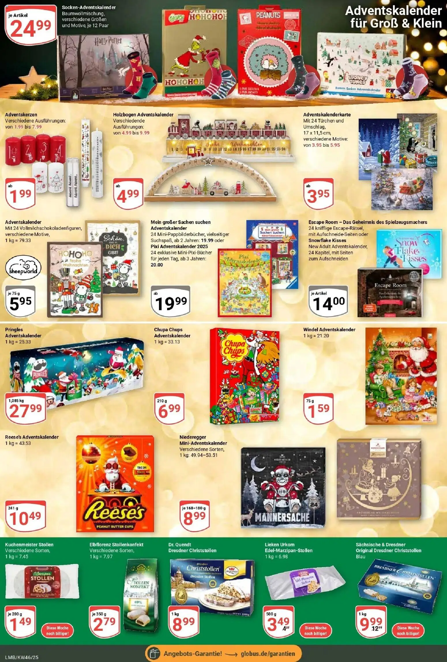 Globus prospekt Limburg	 – gültig ab 09.11.2025 | Seite: 24 | Produkte: Butter, Pringles