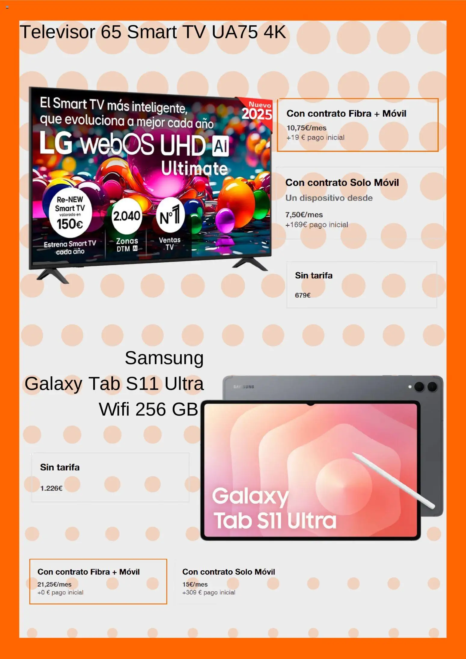 Orange ofertas │ válido desde el 25.04.2026 | Página: 6 | Productos: Televisor