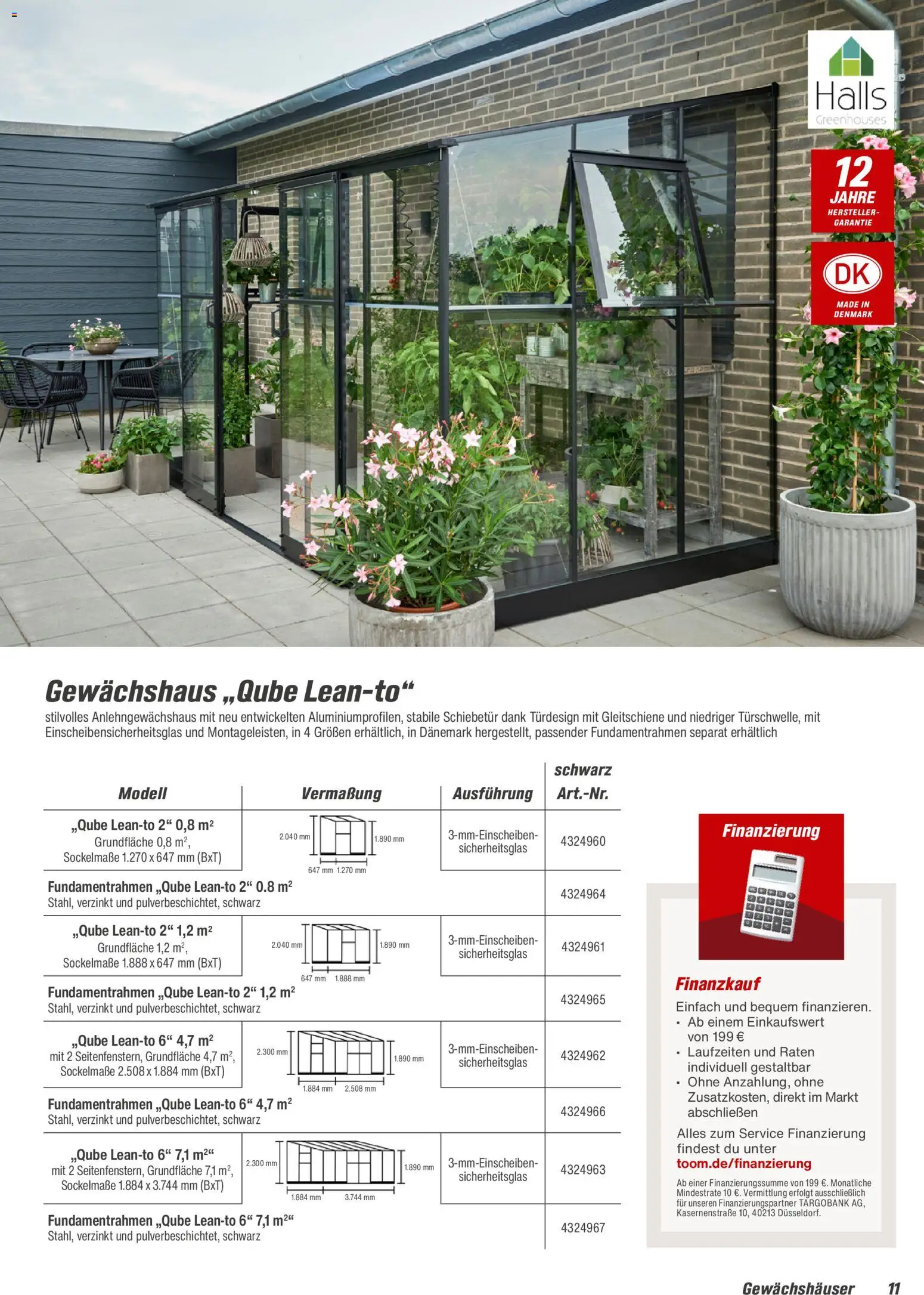 Toom Baumarkt Gewächshäuser & Anzucht 2026 – gültig ab 01.01.2026 | Seite: 11
