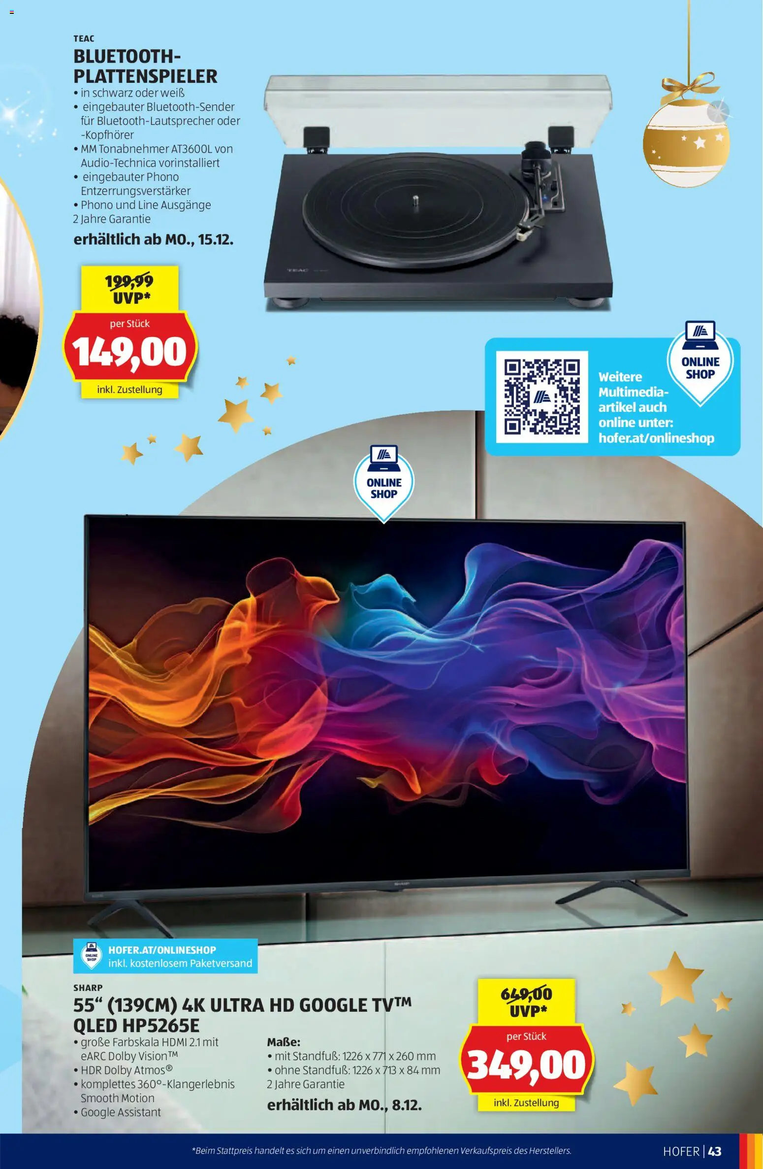 Hofer AT akciós ujság - amely érvényes a következő dátumtól: 05.11.2025 | Oldal: 43