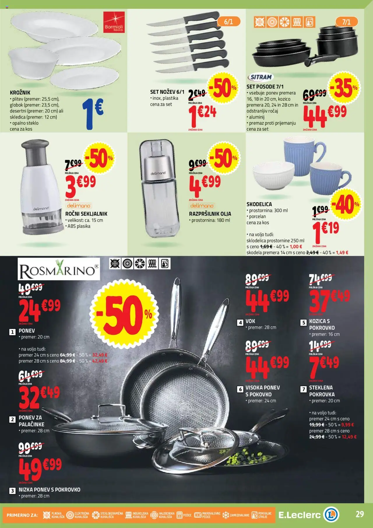 E.leclerc katalog │ velja od 06.08.2025 | Stran: 29 | Izdelki: Skodelica, Kos, Palačinke