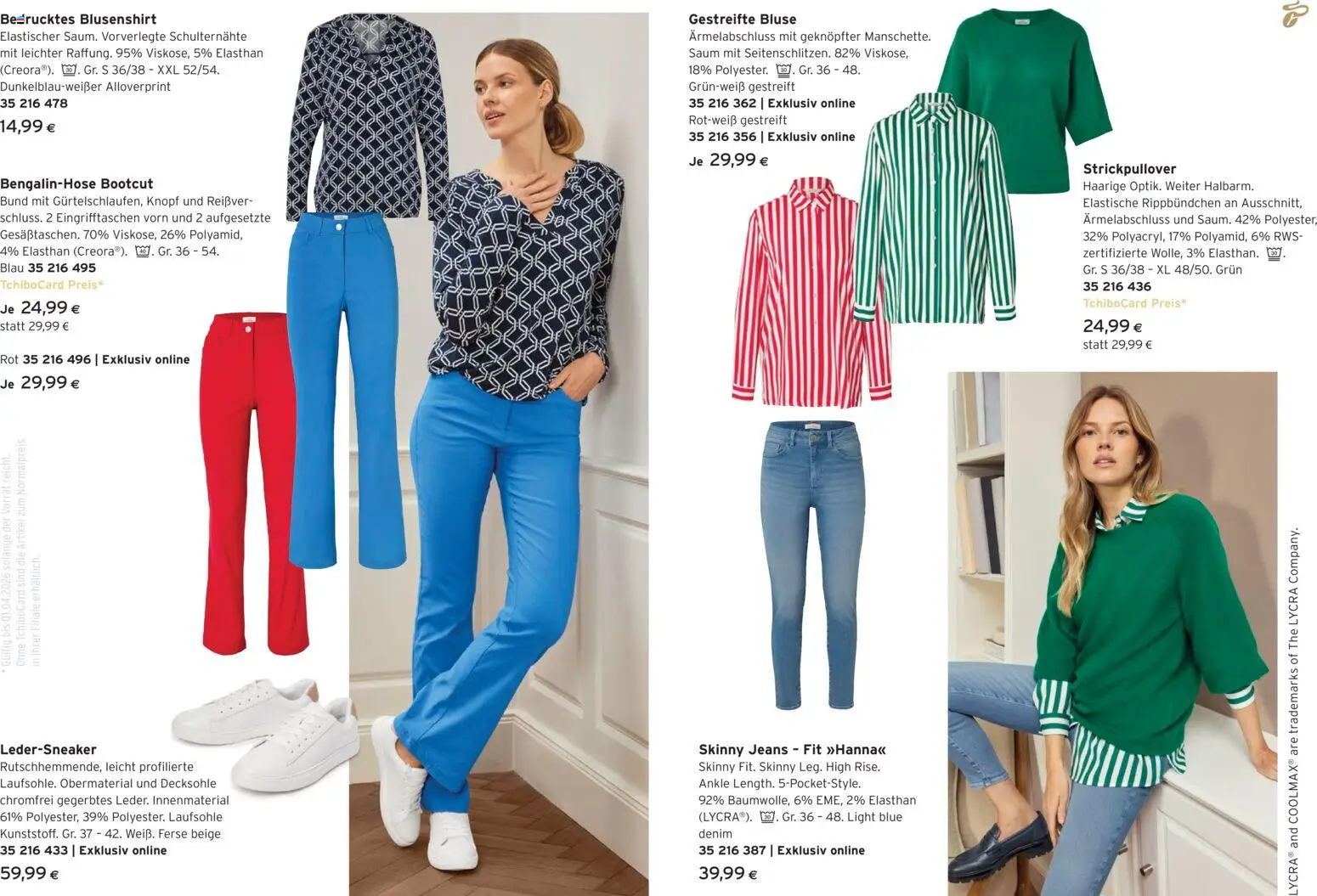 Tchibo Eduscho - Tchibo Magazin gültig ab 09.02.2026 | Seite: 5 | Produkte: Bluse, Jeans