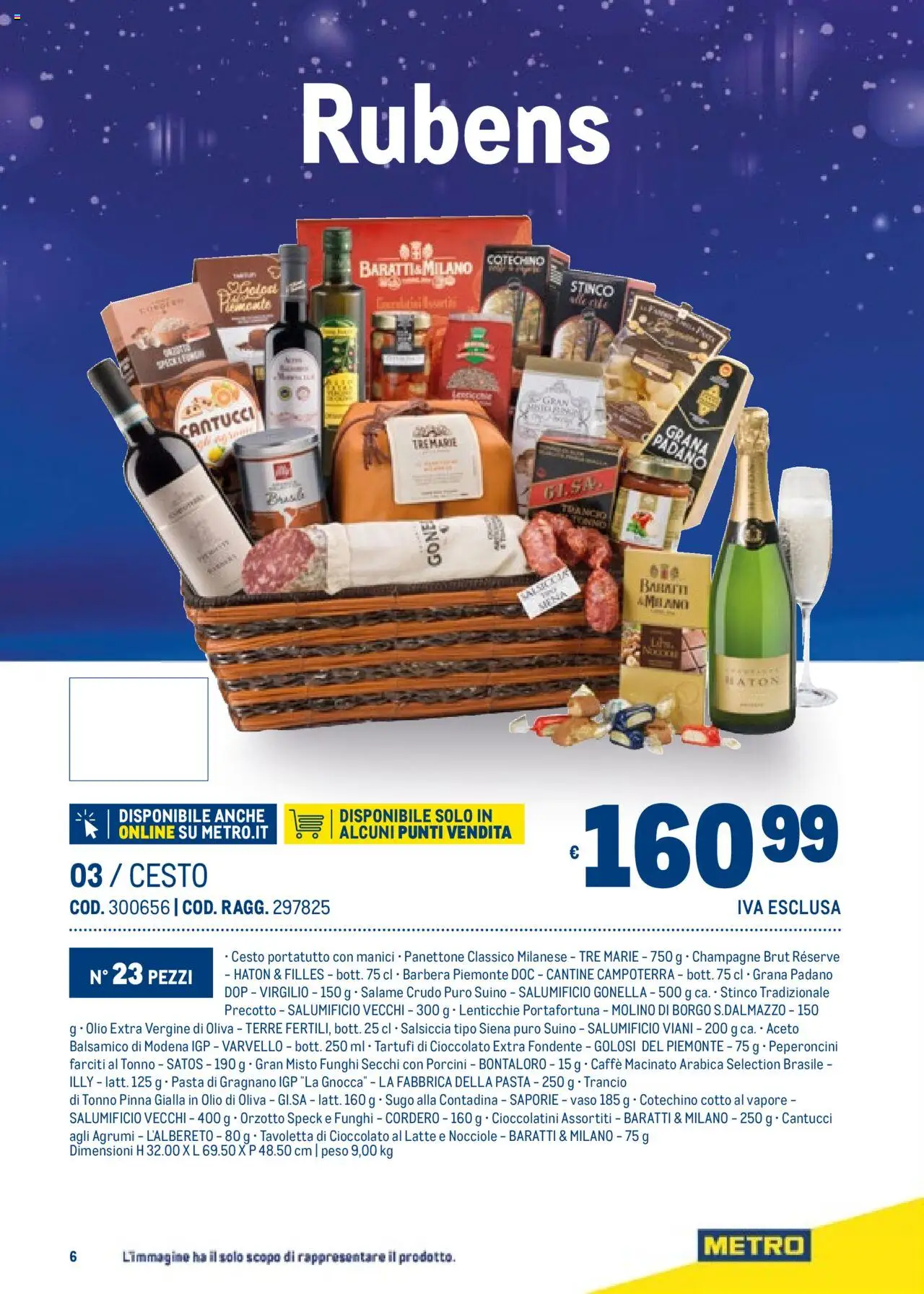 Volantino Metro del 06.11.2025 | Pagina: 6 | Prodotti: Lenticchie, Nocciole, Olio extra vergine, Sugo
