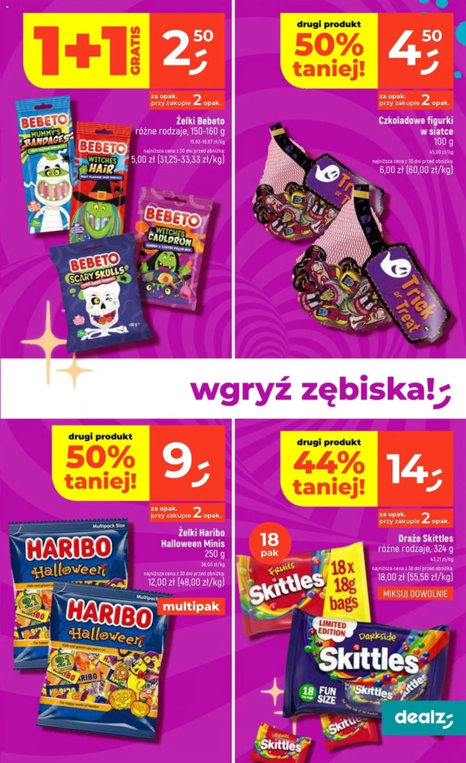 Dealz Gazetka od 23.10.2025 | Strona: 13 | Produkty: Żelki haribo, Figurki, Żelki