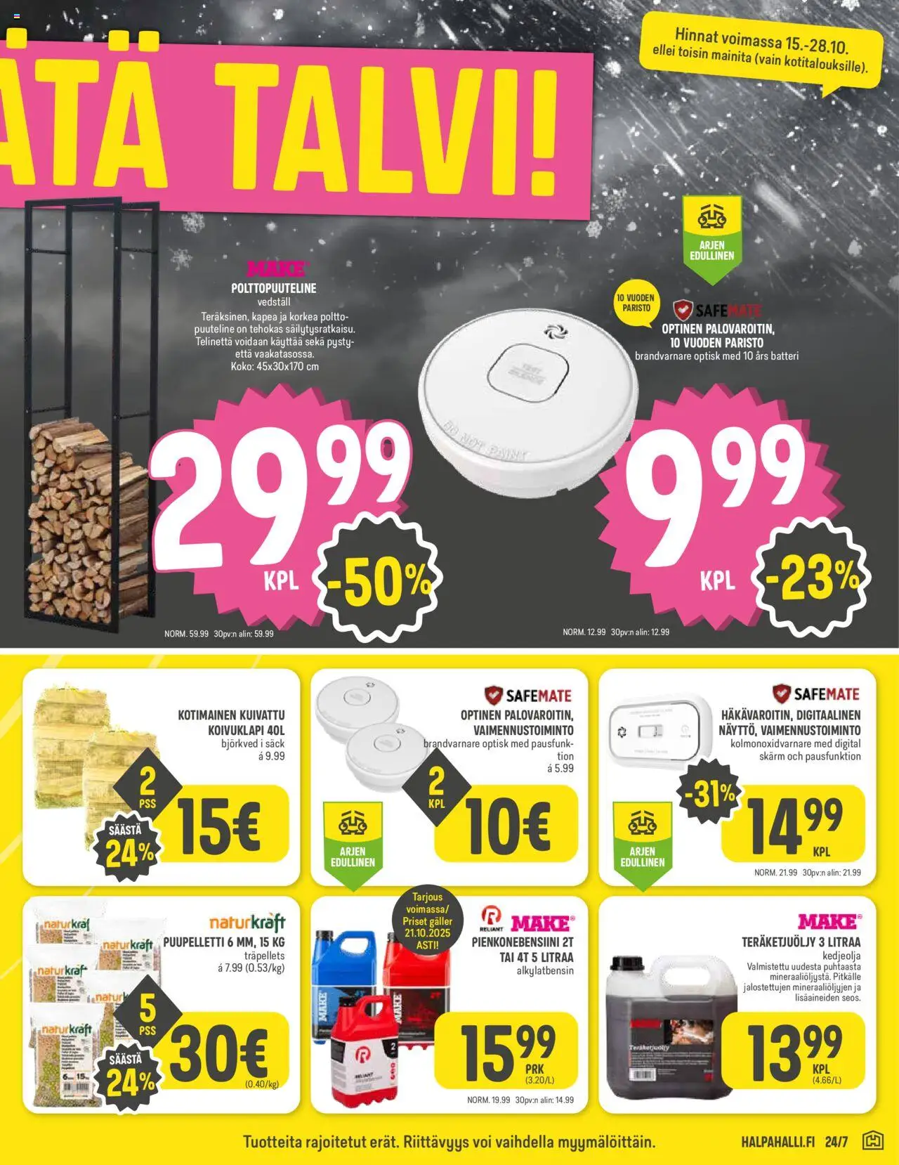 Halpa Halli tarjoukset – voimassa 15.10.2025 alkaen | Sivu: 13 | Tuotteet: Voi