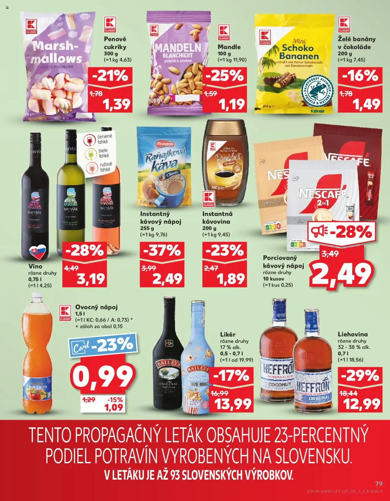 Kaufland SK akciós ujság - amely érvényes a következő dátumtól: 28.08.2025 | Oldal: 79