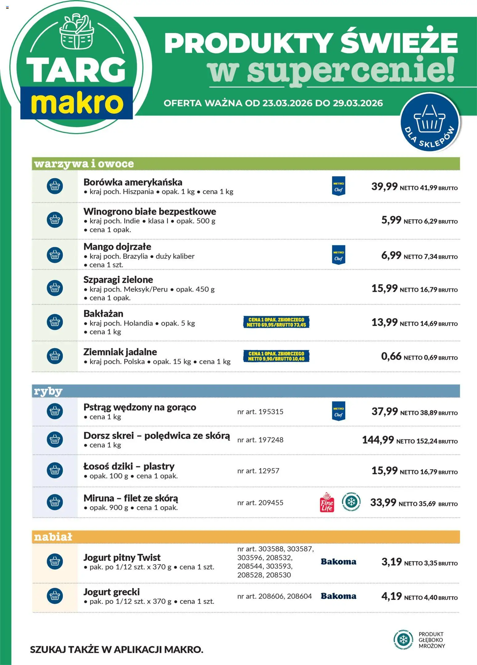 Makro gazetka - Oferta świeża w super cenach od 23.03.2026 | Strona: 6