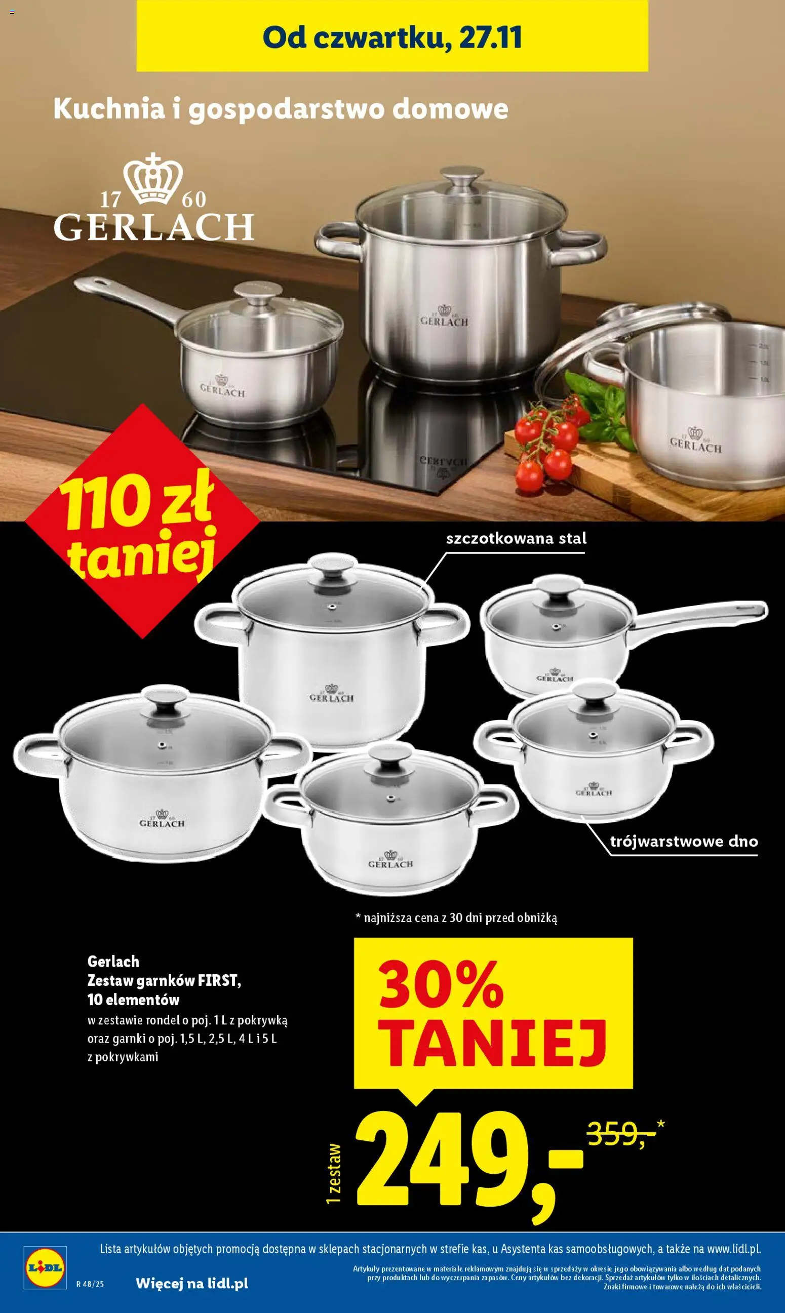 Lidl Black Friday od 27.11.2025 | Strona: 14 | Produkty: Garnki
