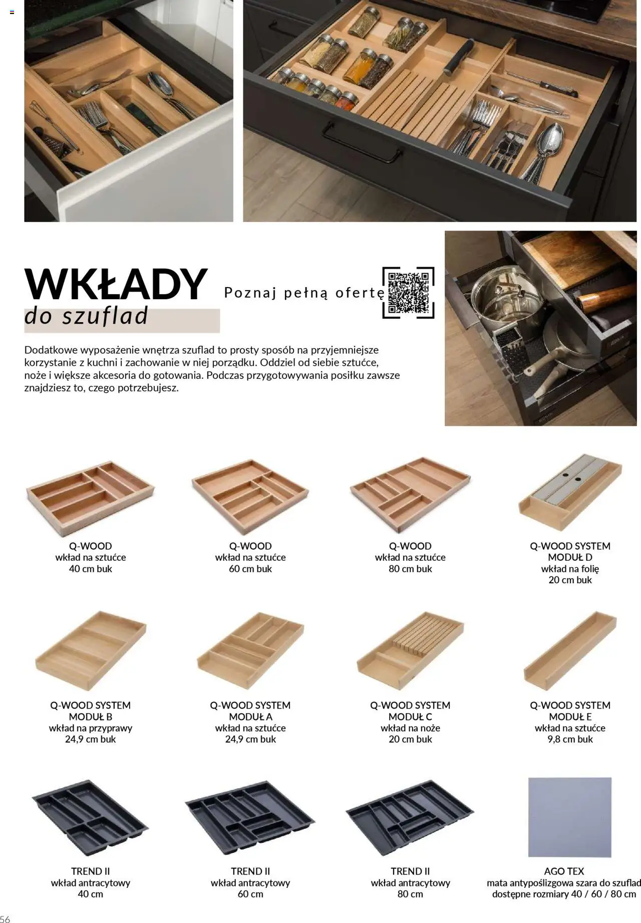 Salony Agata Gazetka - Kuchnie Qubik od 21.03.2025 | Strona: 56 | Produkty: Sztućce, Przyprawy