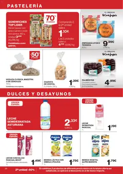 Vista previa Hipercor catálogo válido desde el 23.04.2026 | Página: 20 | Productos: Chocolate, Jamón, Jamón cocido, Cereales
