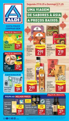 Pré-visualização Aldi folheto válido de 27.10.2025
