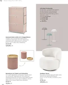 Tchibo Eduscho - Katalog Oktober 2025 ab 01.10.2025 gültig | Seite: 140 | Produkte: Kommode, Sessel, Creme