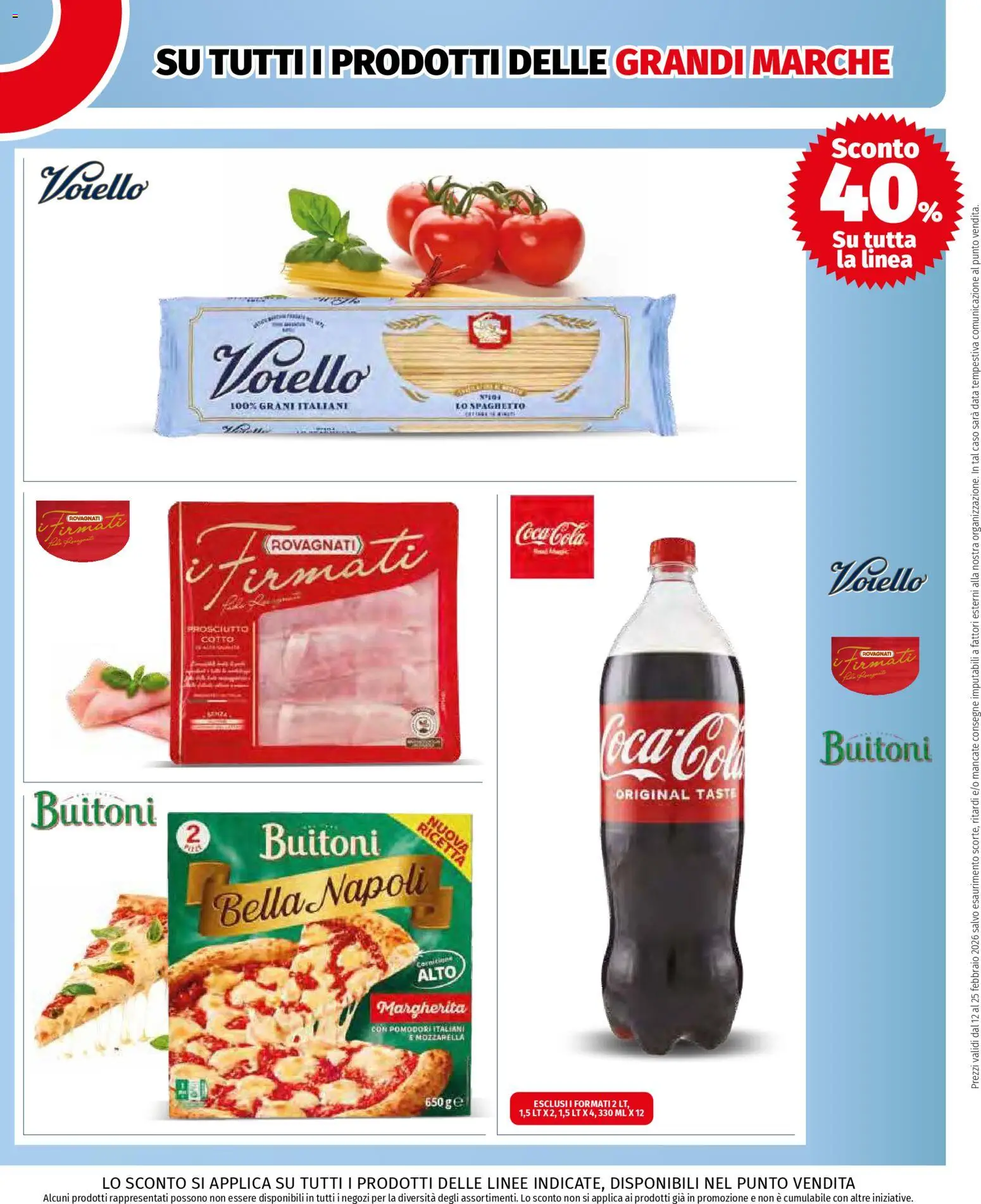 Volantino COOP del 12.02.2026 | Pagina: 3 | Prodotti: Prosciutto Cotto, Mozzarella, Prosciutto, Pomodori