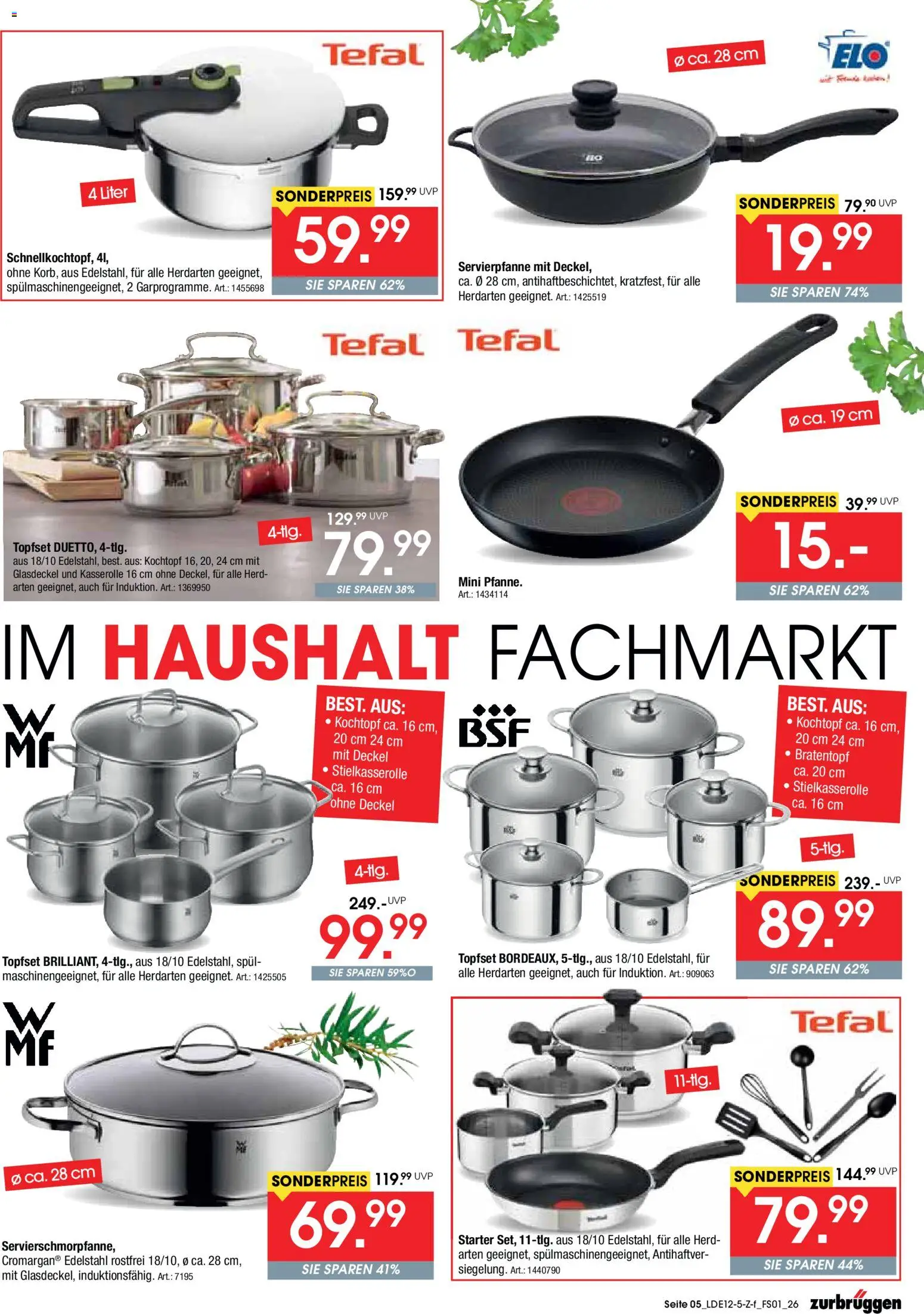 Zurbrüggen Marken-Sonderverkauf – gültig ab 06.12.2025 | Seite: 5 | Produkte: Herd