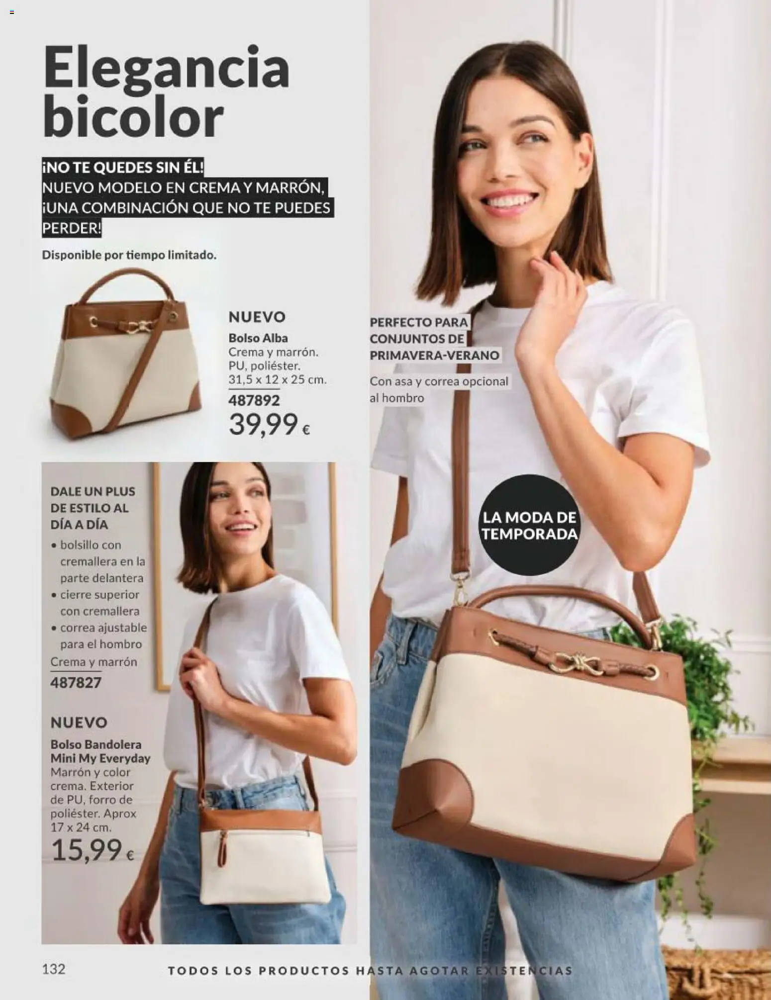 Catálogo AVON campaña 5 │ válido desde el 01.05.2026 | Página: 132 | Productos: Bolso bandolera, Bolso, Crema, Té