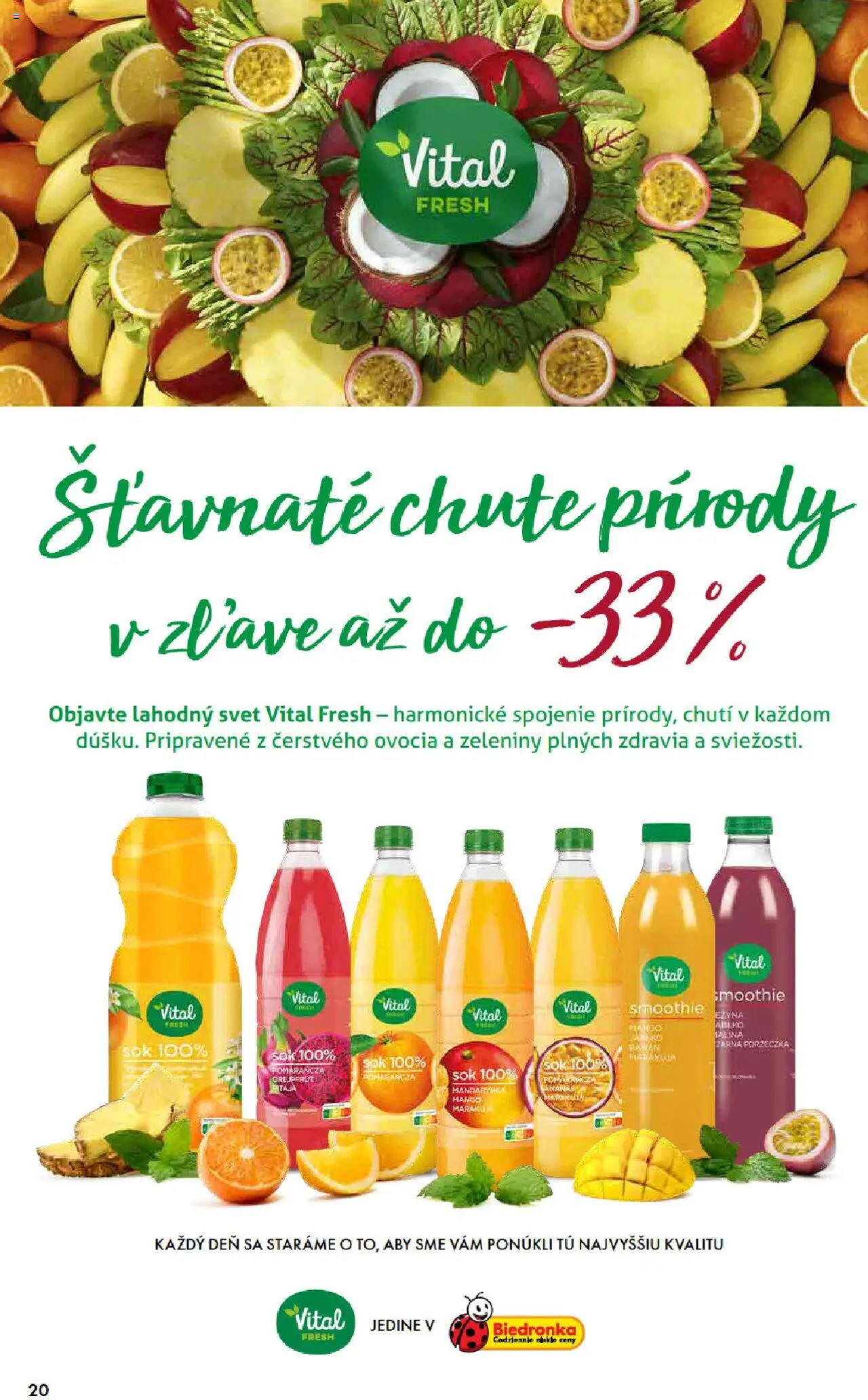 Biedronka leták │ platný od 31.07.2025 | Strana: 20 | Produkty: Ananás, Mango
