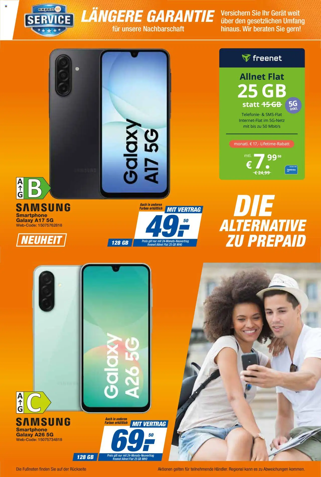 Expert Smarthphone Highlights im Oktober – gültig ab 01.10.2025 | Seite: 23 | Produkte: Samsung, Smartphone
