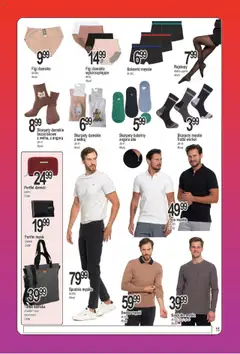 Pogląd oferty "E.Leclerc Gazetka - Tychy" - ważna od 14.10.2025 | Strona: 11 | Produkty: Bokserki, Rajstopy, Torba, Bokserki męskie