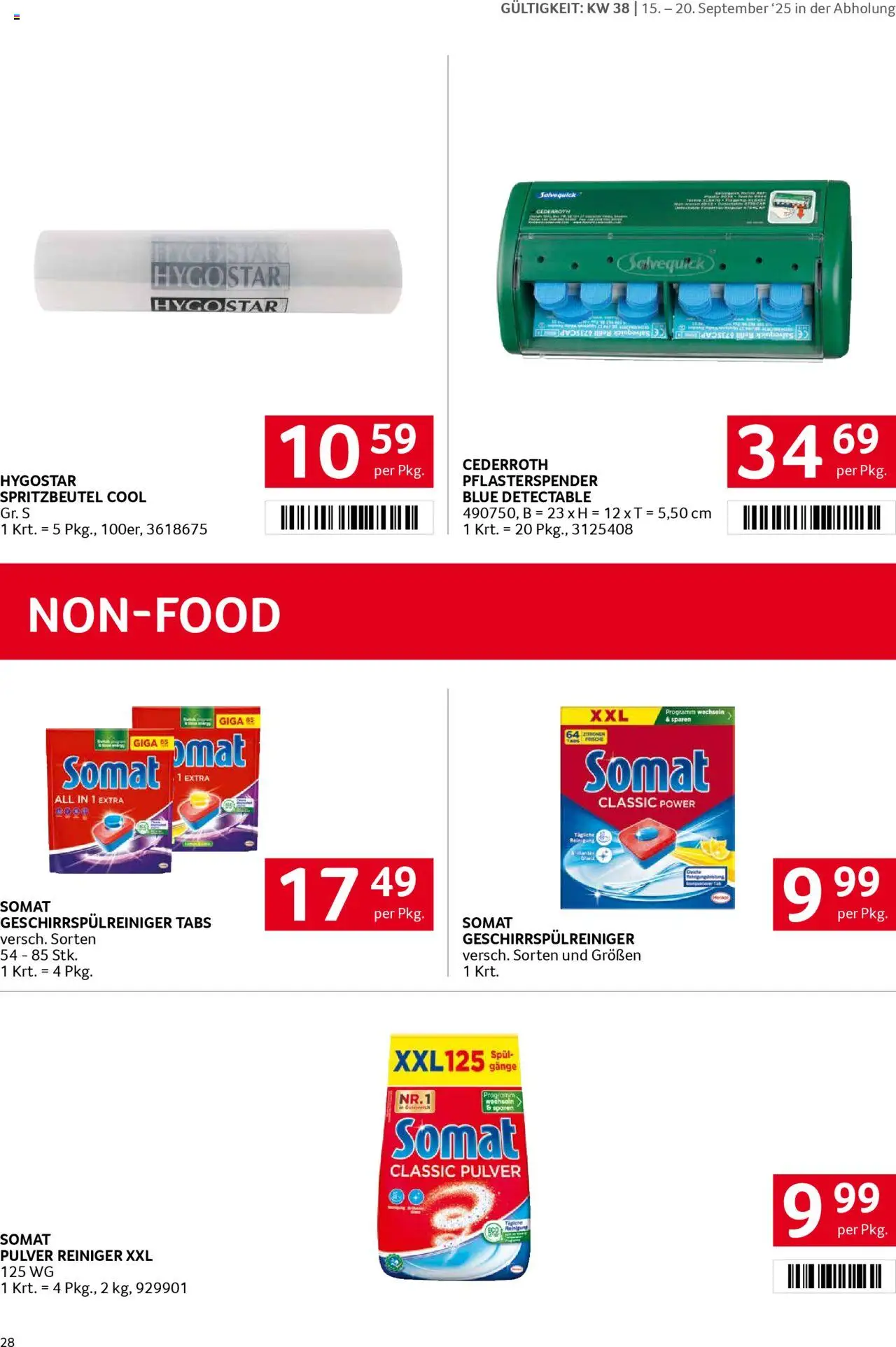 Transgourmet Flugblatt gültig ab 14.09.2025 | Seite: 28