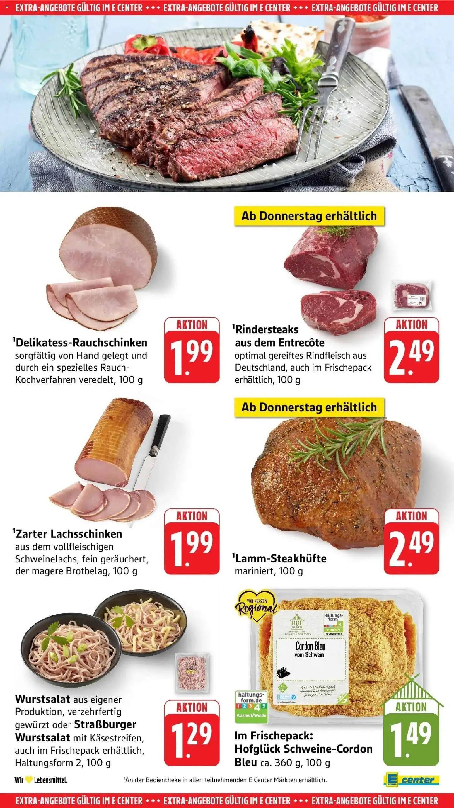Edeka prospekt Mengen	 – gültig ab 02.03.2026 | Seite: 42 | Produkte: Entrecote, Rindfleisch, Steak