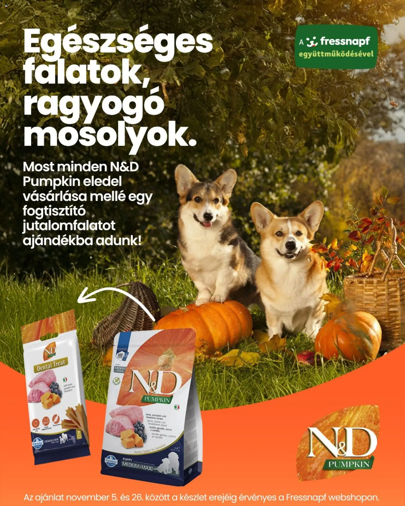 Fressnapf akciós ujság - amely érvényes a következő dátumtól: 05.11.2025 | Oldal: 1