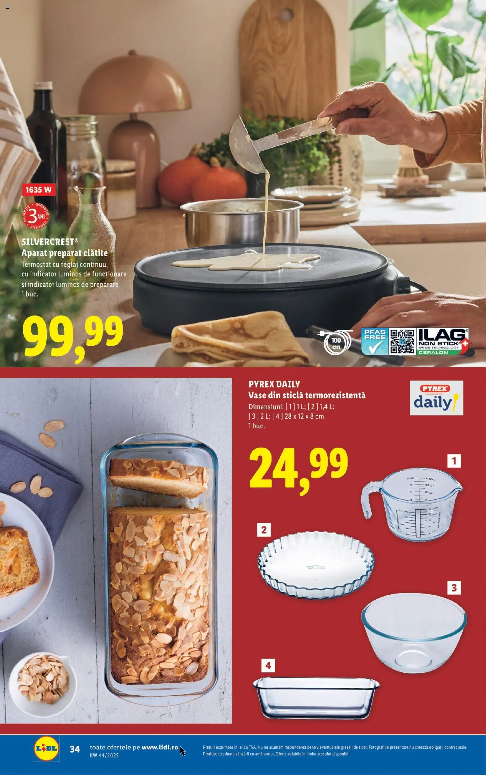 Noul catalog Lidl – valabil de la 27.10.2025 | Pagină: 34 | Produse: Clătite
