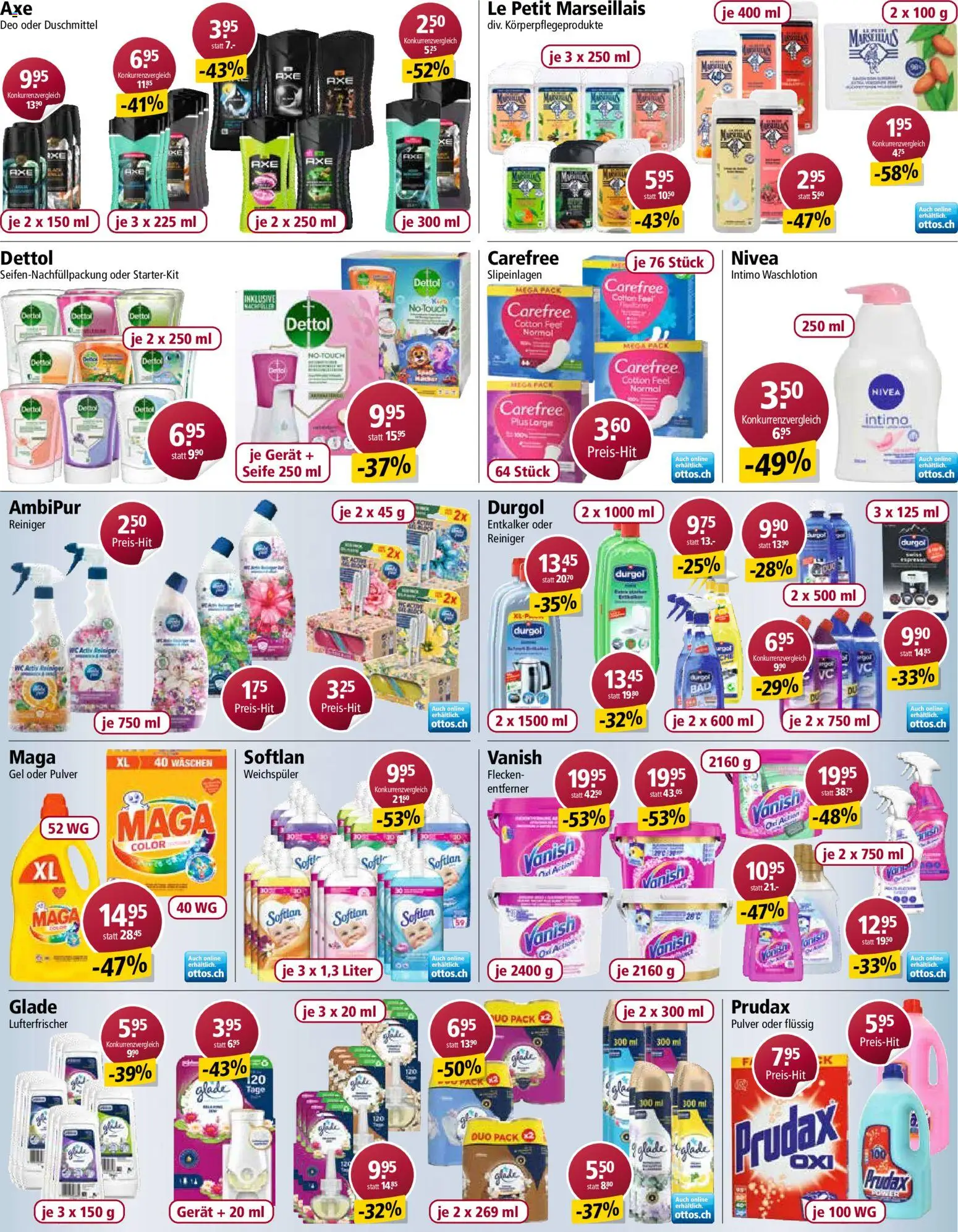 Otto's aktionen – gültig ab 17.03.2026 | Seite: 4 | Produkte: Pulver, Seife, Weichspüler