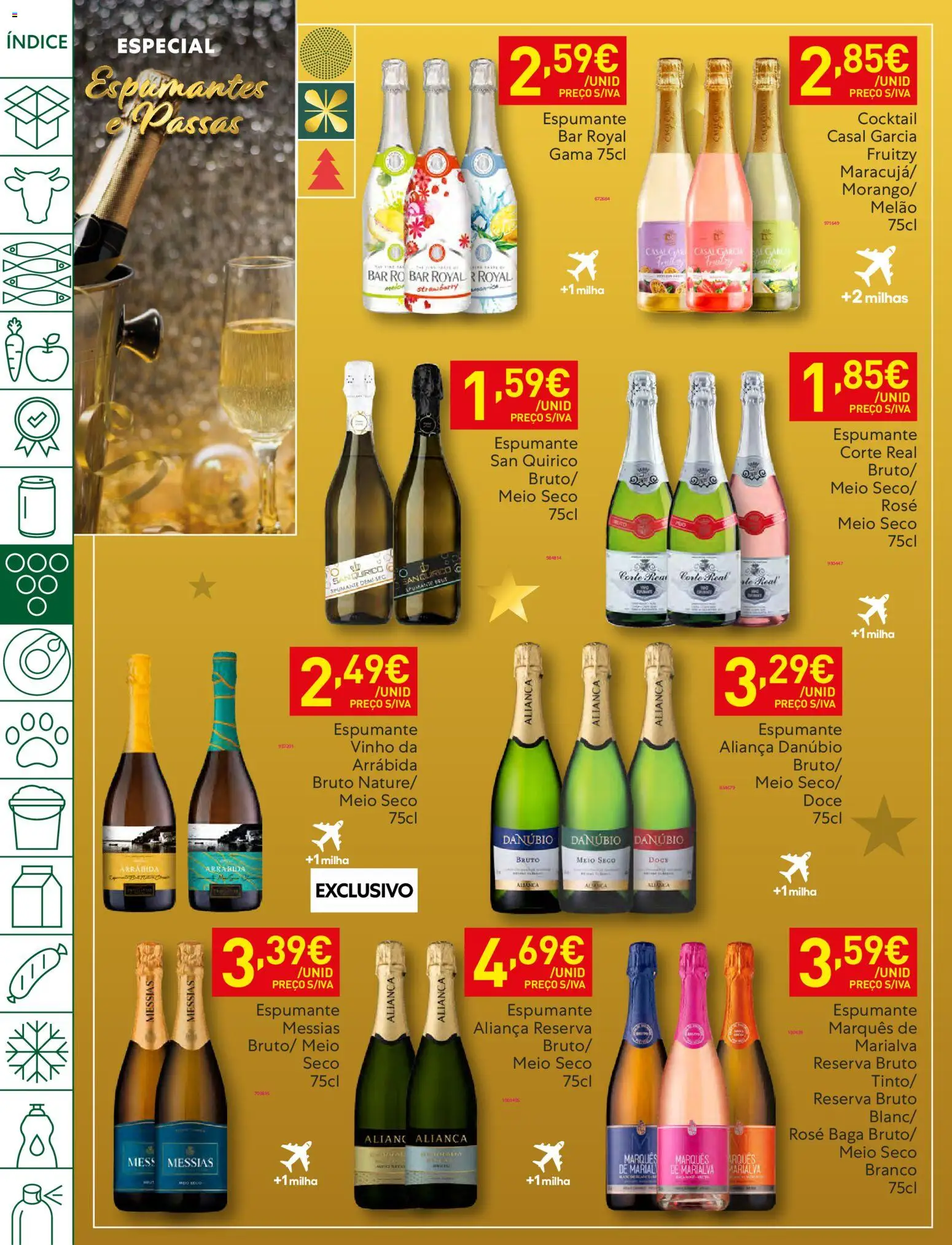 Recheio folheto │ válido de 23.12.2025 | Página: 30 | Produtos: Espumante, Vinho, Melão, Milho