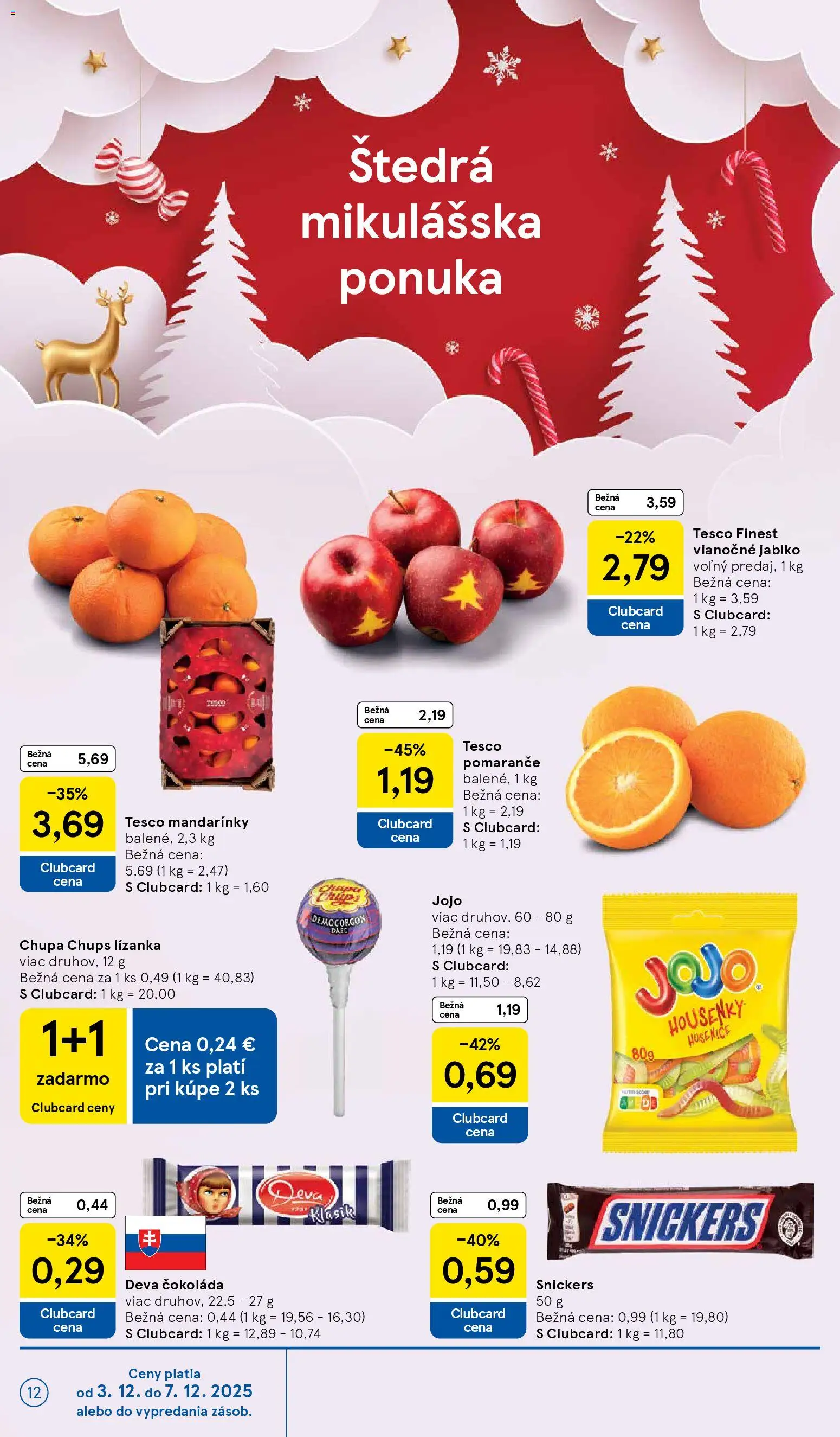 Nové Tesco akcie – leták je platný od 03.12.2025 | Strana: 12